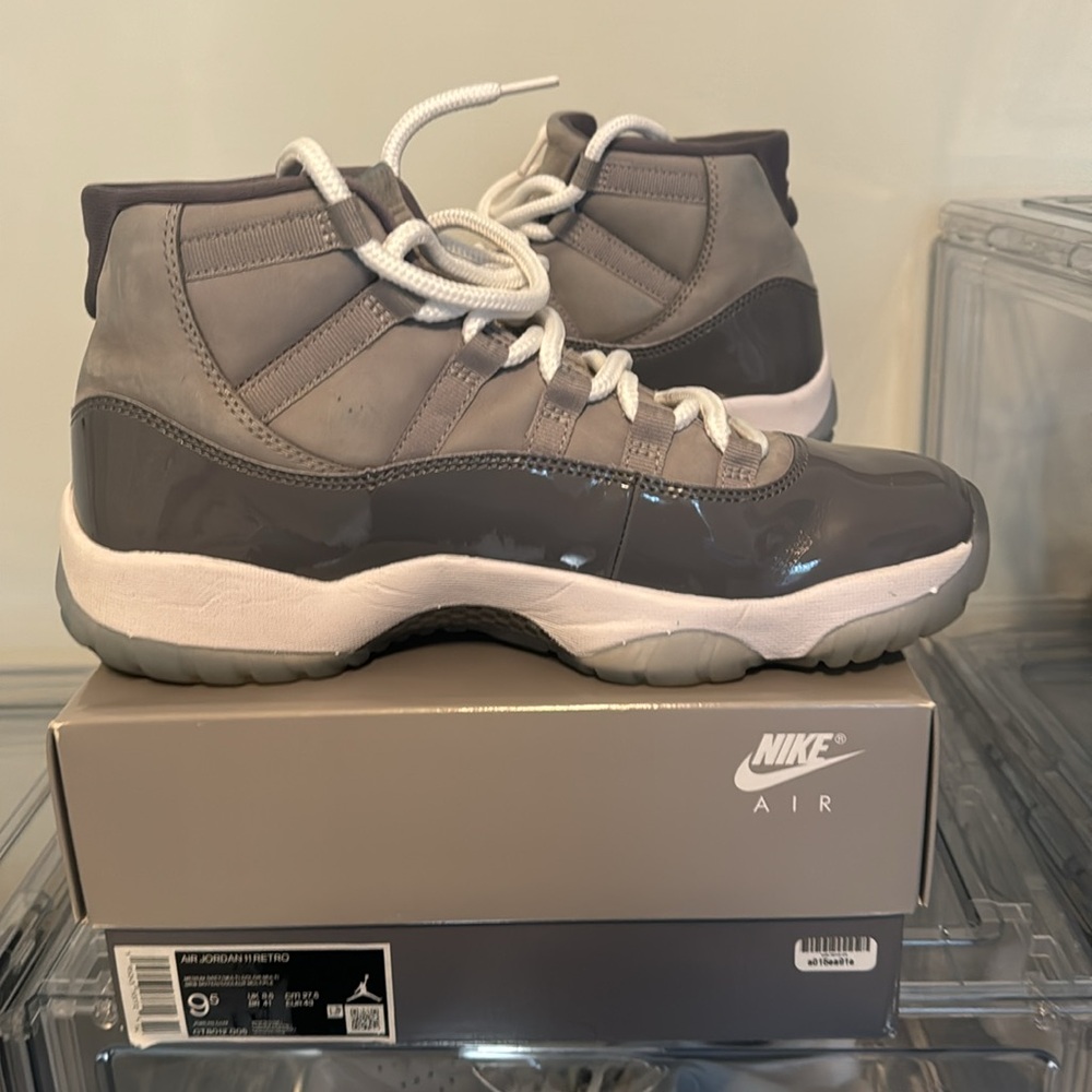 Air Jordan 11 Retro- Grey- Size 9.5. Lowball bids will be blocked